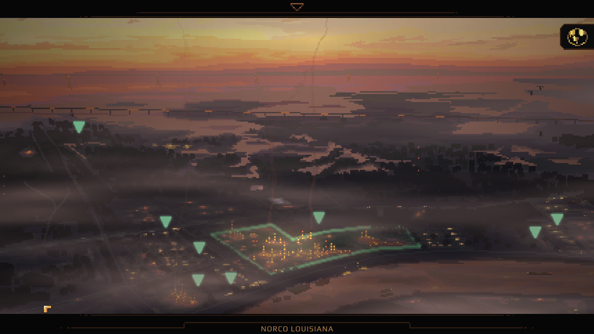Image of NORCO's clickable landscape map of Norco, Louisiana.