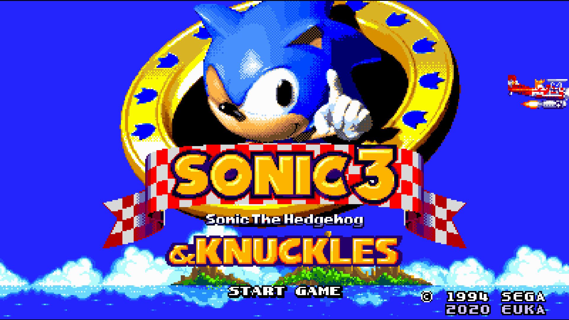 Play White Sonic in Sonic Knuckles, a game of Sonic