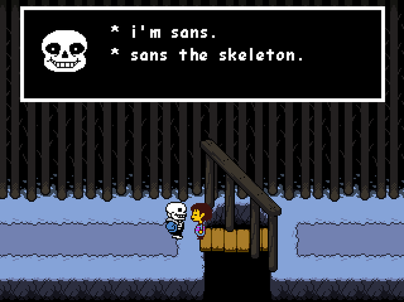 Undertale, Sans the Skeleton