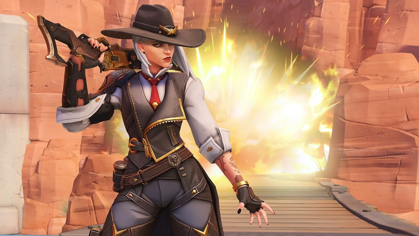 Ashe chraracter Overwatch 2