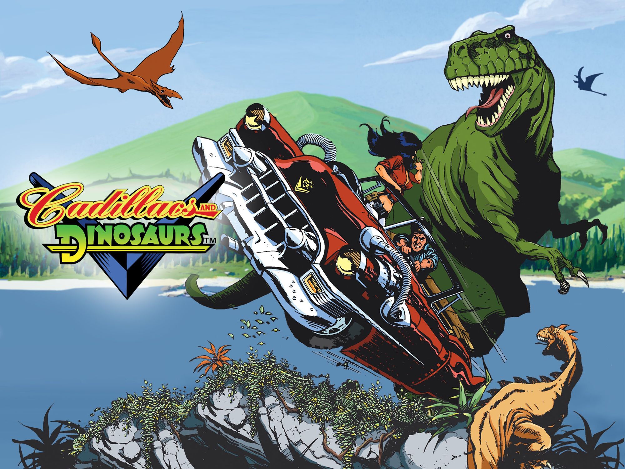 Cadillacs and Dinosaurs 3 Players Longplay 