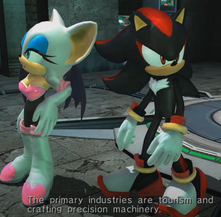 Sonic and Elise, elise, shadow, silver, sonic, sonic 06, sonic