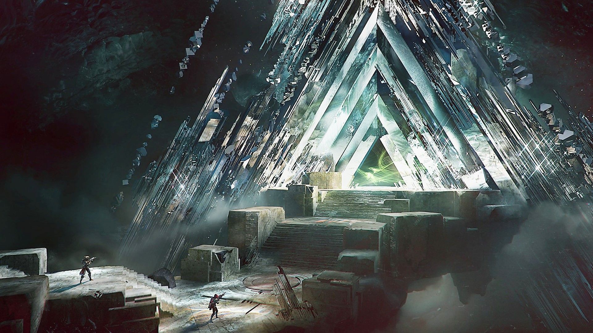 Original concept art of Vault of Glass from Destiny.