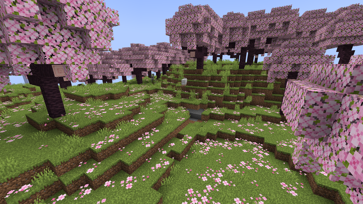 Como obter Cherry Grove em Minecraft