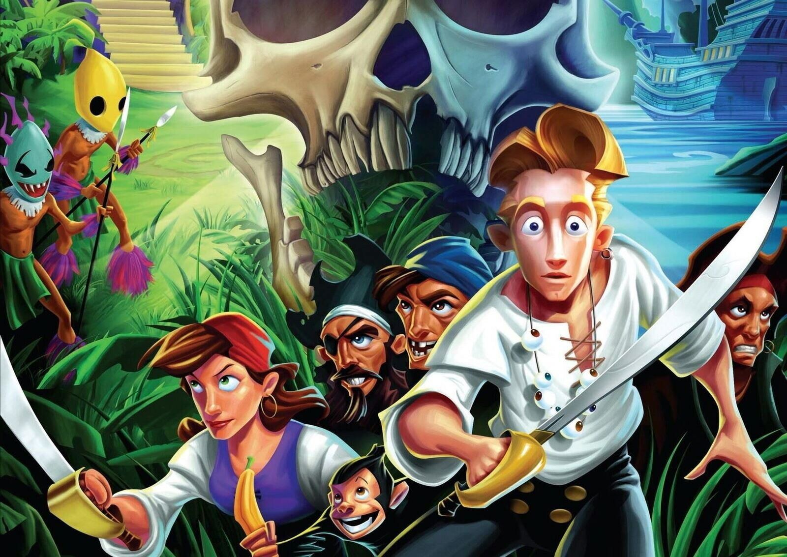 Манки игра отзывы. Игры Monkey Island. The Secret of Monkey Island игра. Гайбраш Трипвуд. Гайбраш Трипвуд Monkey Island.