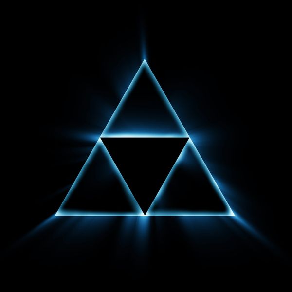 Triforce symbol from The Legend of Zelda videogame franchise
